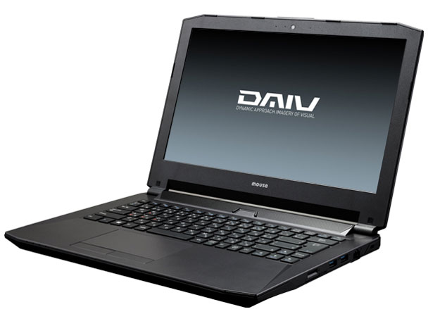 DAIV-NG4500E3 Core i7 8GBメモリ 500GB HDD GeForce GTX1050 14型 フルHD液晶搭載モデル
