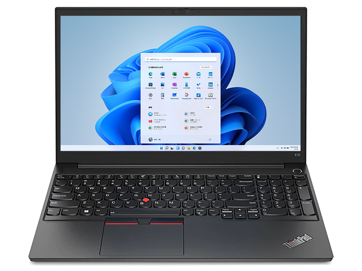 ThinkPad E15 Gen 4 AMD Ryzen 5 5625U・8GBメモリー・256GB SSD・15.6型フルHD液晶搭載 オフィス付き 21ED007LJP