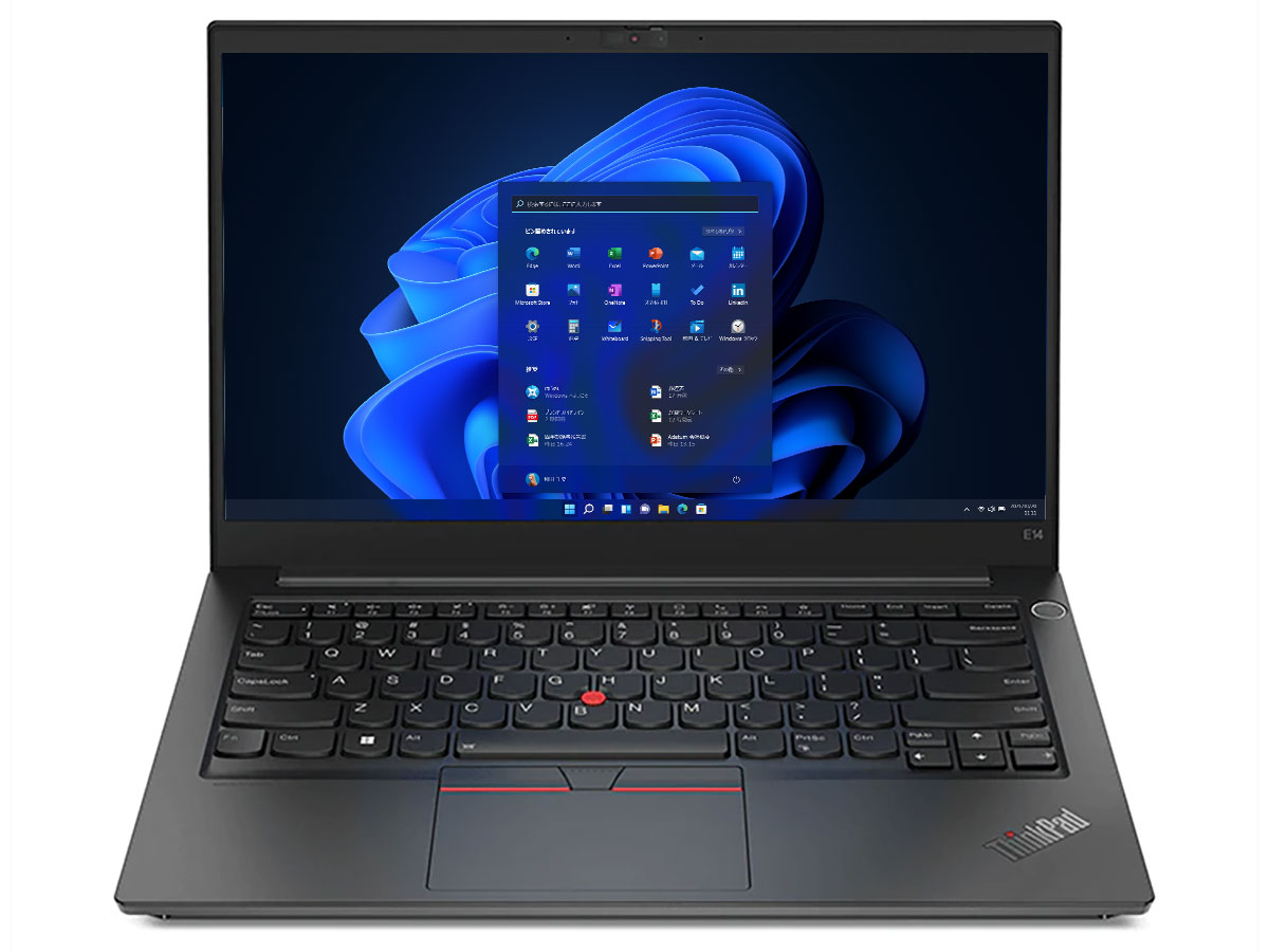 ThinkPad E14 Gen 4 Windows 11 Pro・AMD Ryzen 5 5625U・8GBメモリー・256GB SSD・14型フルHD液晶搭載 オフィス付き 21EB0078JP
