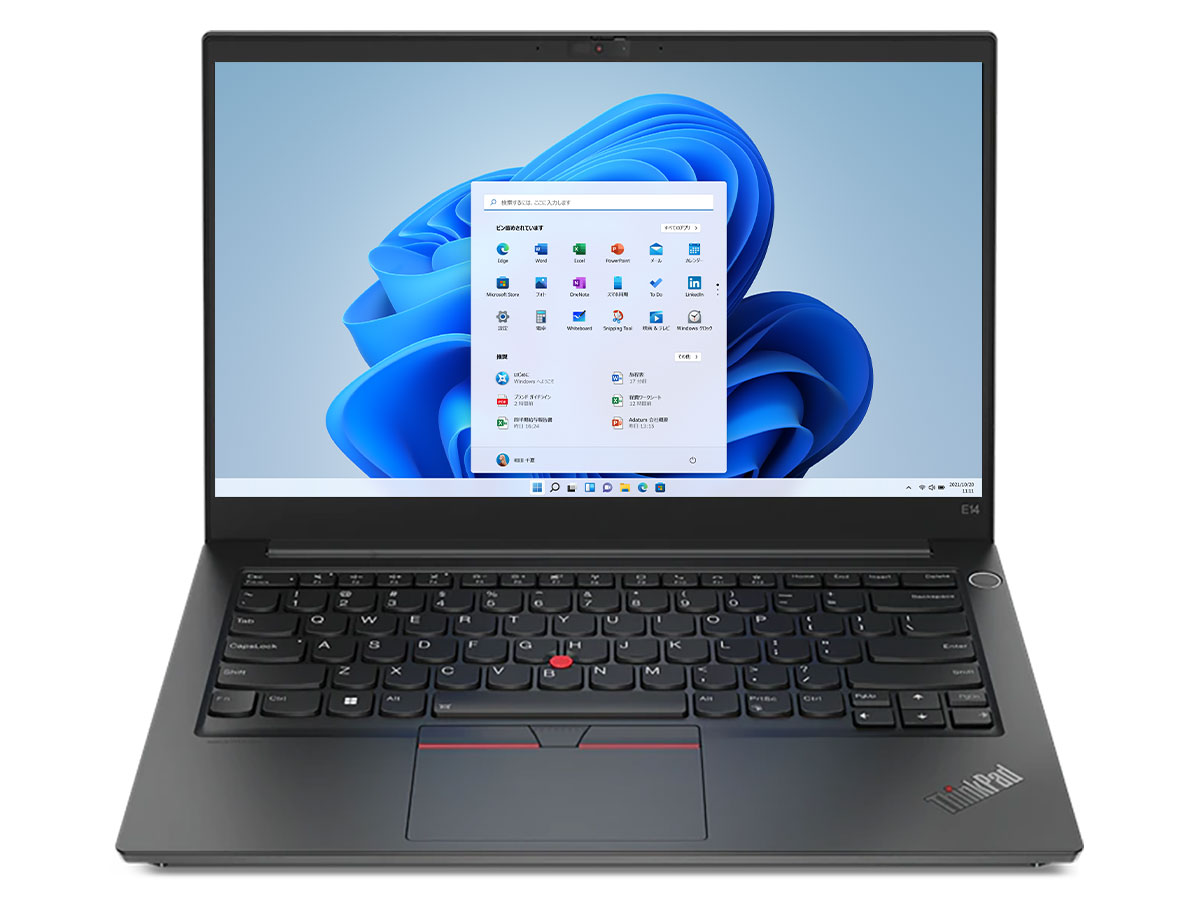 ThinkPad E14 Gen 4 Core i5 1235U・8GBメモリー・256GB SSD・14型フルHD液晶搭載 オフィス付き 21E300DEJP