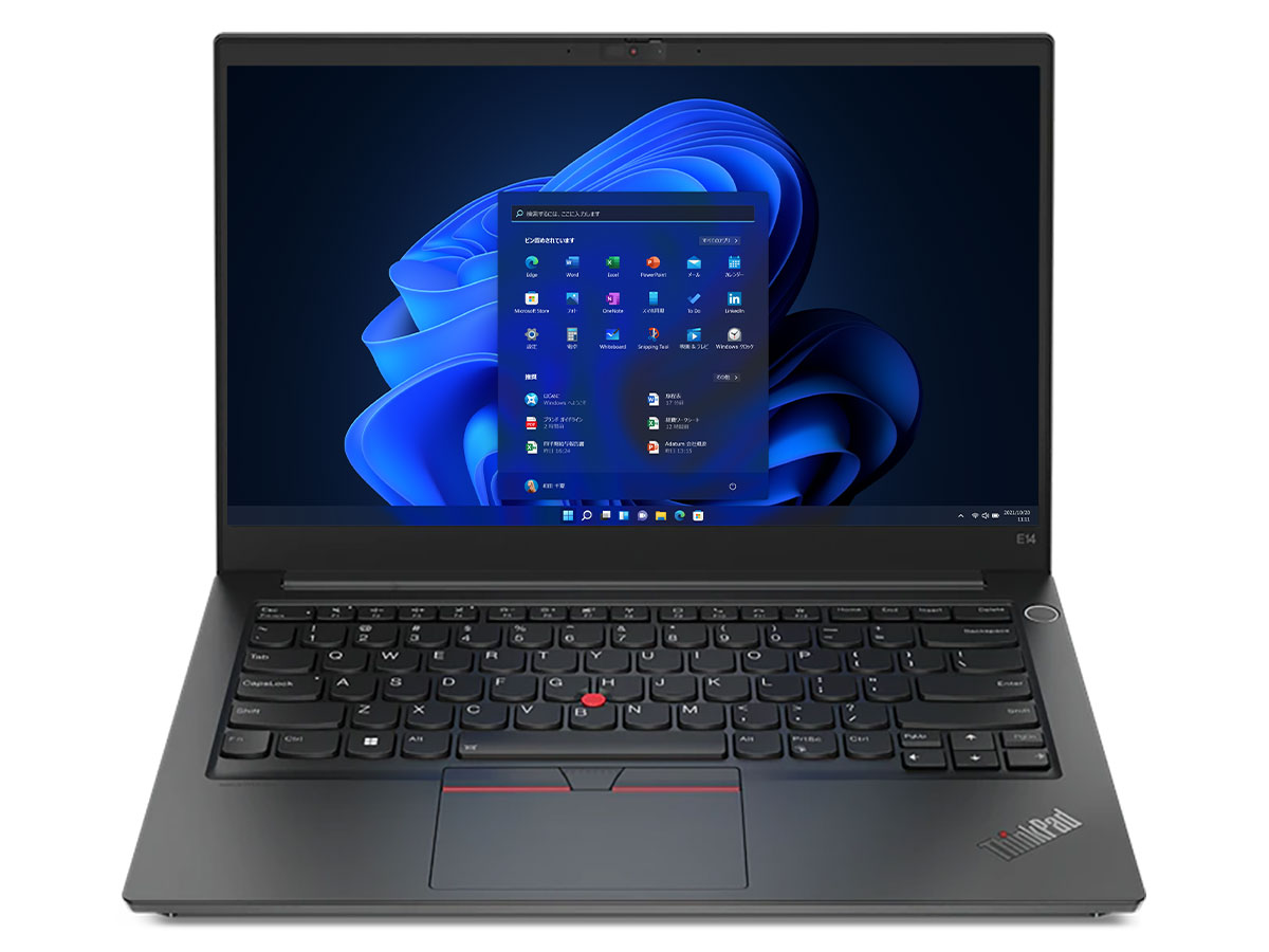 ThinkPad E14 Gen 4 Windows 11 Pro・Core i7 1255U・16GBメモリー・512GB SSD・14型フルHD液晶搭載 オフィス付き 21E300DLJP