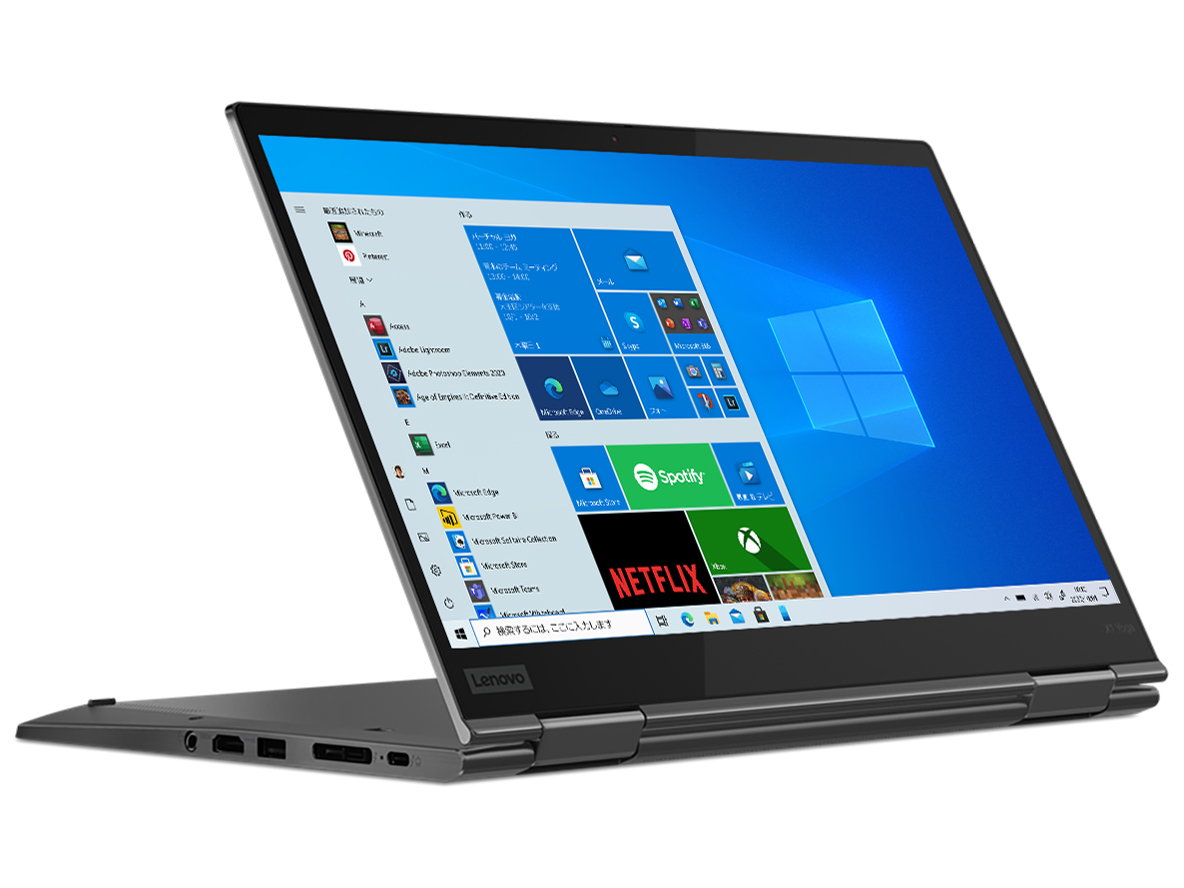 ThinkPad X1 Yoga Gen 5 Windows 10 Pro・Core i7 10510U・16GBメモリー・512GB SSD・14型フルHD液晶搭載 20UBS16G00