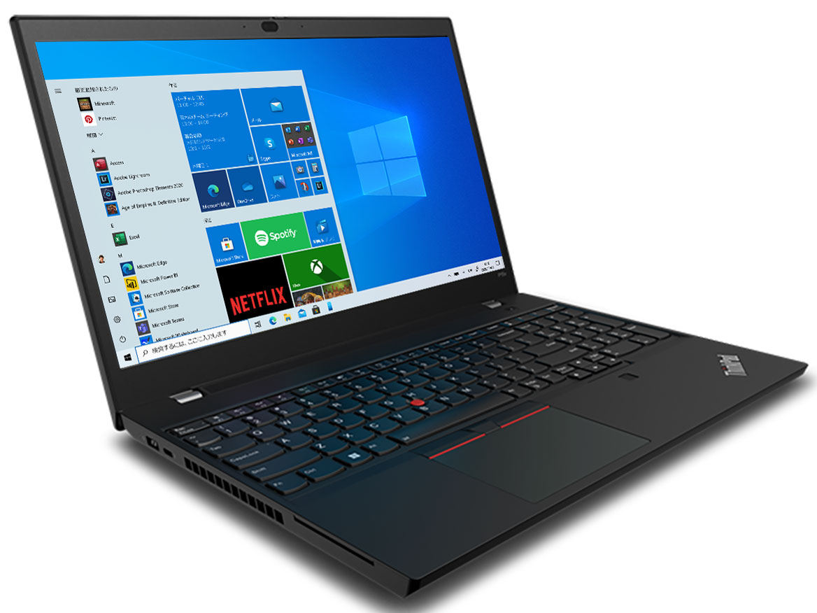 ThinkPad P15v Gen 3 Windows 10 Pro・Core i7 12700H・16GBメモリー・512GB SSD・NVIDIA T600・15.6型フルHD液晶搭載 21D9S03M00 [ブラック]