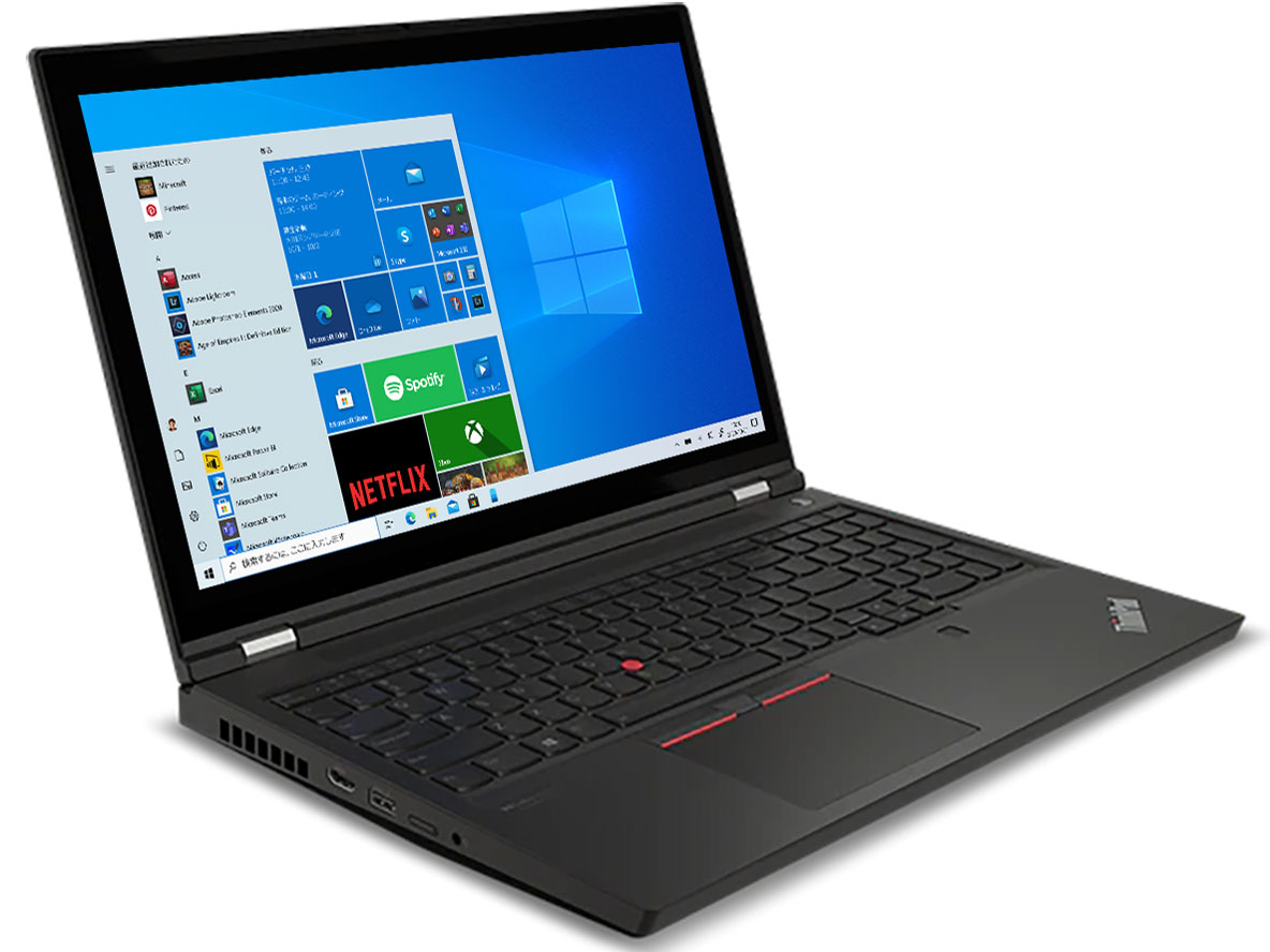 ThinkPad P15 Gen 2 Windows 10 Pro・Core i7 11800H・16GBメモリー・512GB SSD・NVIDIA T1200・15.6型フルHD液晶搭載 20YRS84900 [ブラック]