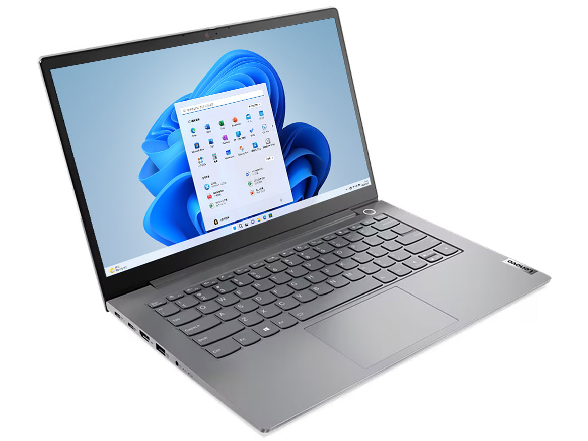 ThinkBook 14 Gen 5 Windows 10 Pro・AMD Ryzen 5 7530U・16GBメモリー・256GB SSD・14型フルHD液晶搭載 オフィス付き 21JE0015JP [ミネラルグレー]